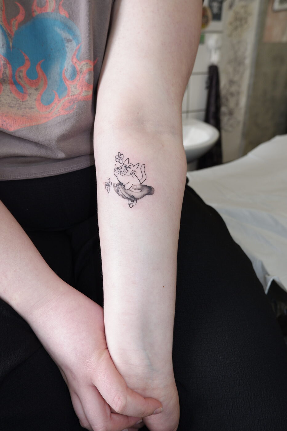 beach memory tattoo
